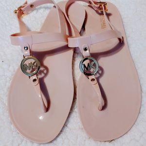 Michael Kors Pink jelly sandals